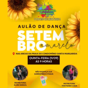 🌸 Atenção Mulheradaaaa! 🌸 Aulão de Dança – Setembro Amarelo