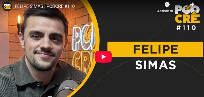 Felipe Simas revela encontro com Deus e nova visão de vida no PodCrê