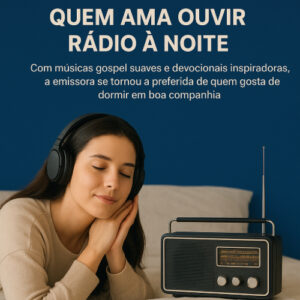 Rádio Play Tamoios embala o sono de quem ama ouvir rádio à noite