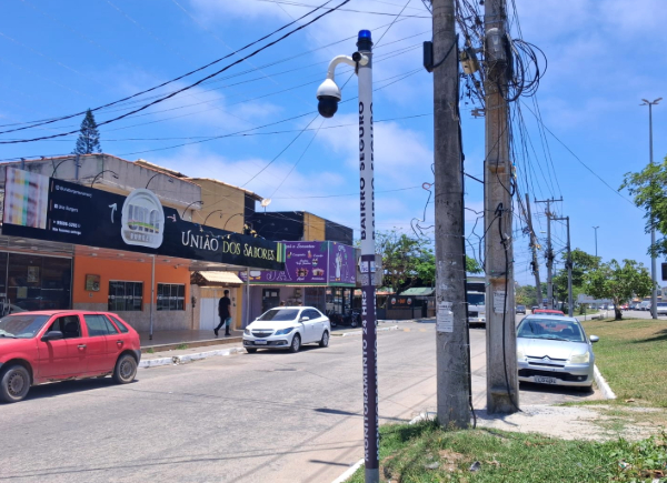 Pólo Gastronômico de Tamoios instala câmera de segurança e reforça proteção para comerciantes e consumidores