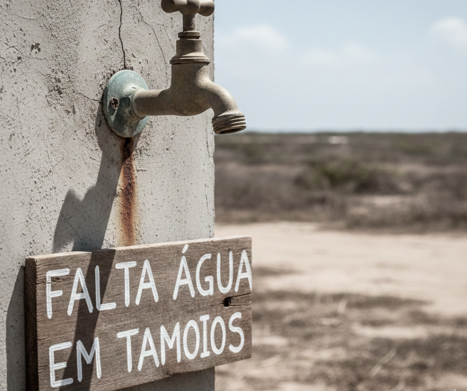 Falta de água em Tamoios segue como problema crônico e gera indignação de moradores e turistas