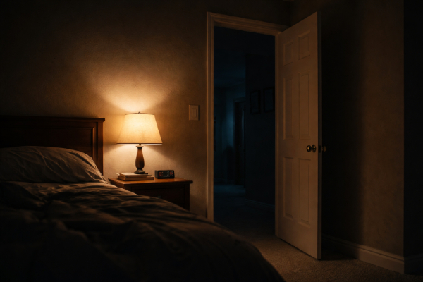 Ela acordou com medo… e o que o pai fez mudou tudo